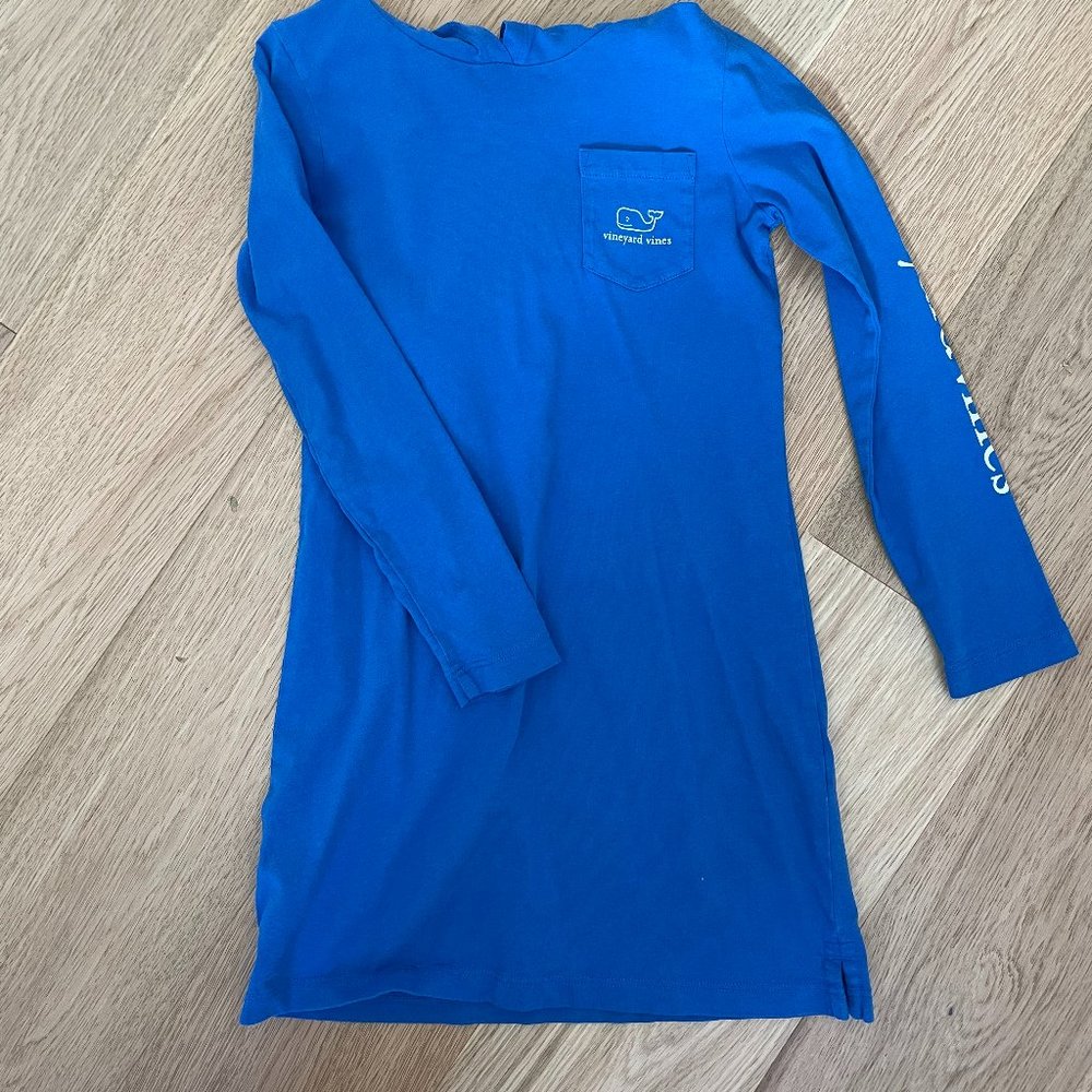 Vineyard Vines royal blue bathing suit cover up size XS (4-5).